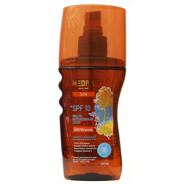 Mediva Sun oil intense tanning SPF10 150 ml